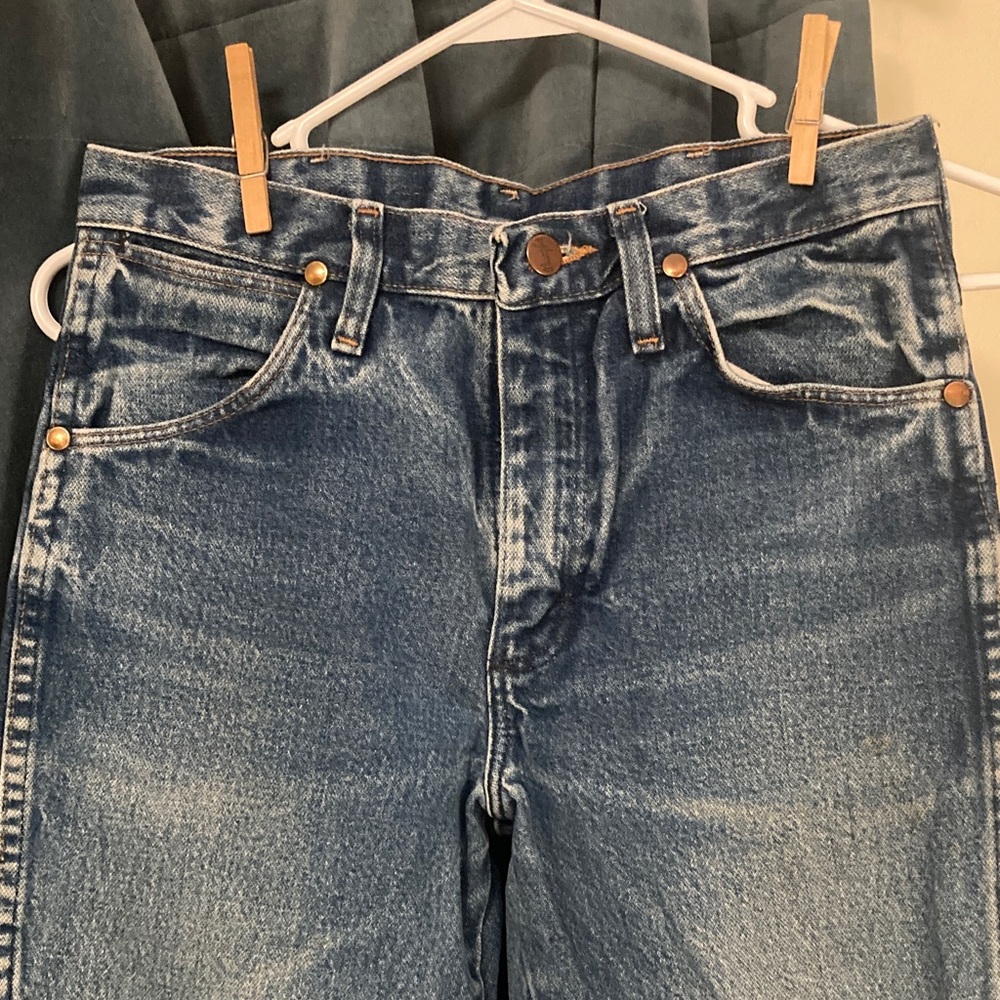 Wrangler Classic, Perfectly Worn Vintage Jeans - Blue - Picture 2 of 6